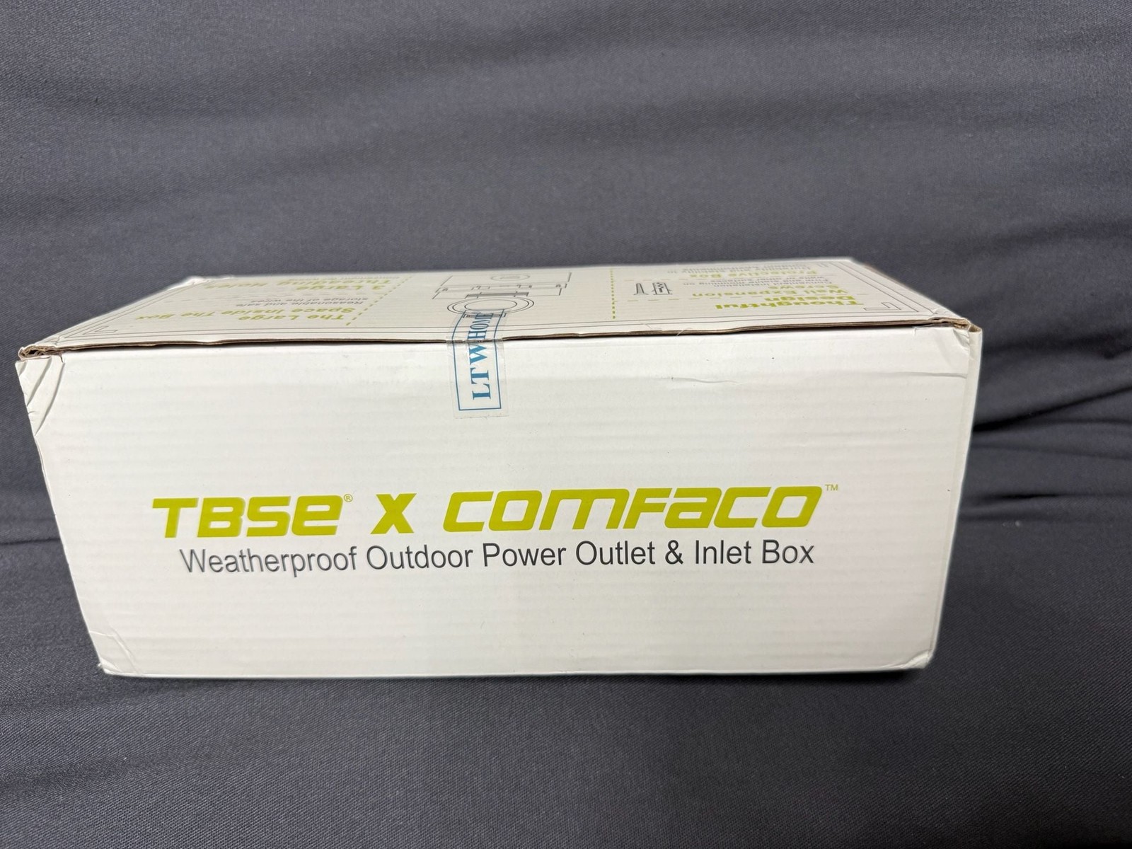 TBSE X COMFACO Weatherproof Outdoor Power Outlet & Inlet Box for Generators and