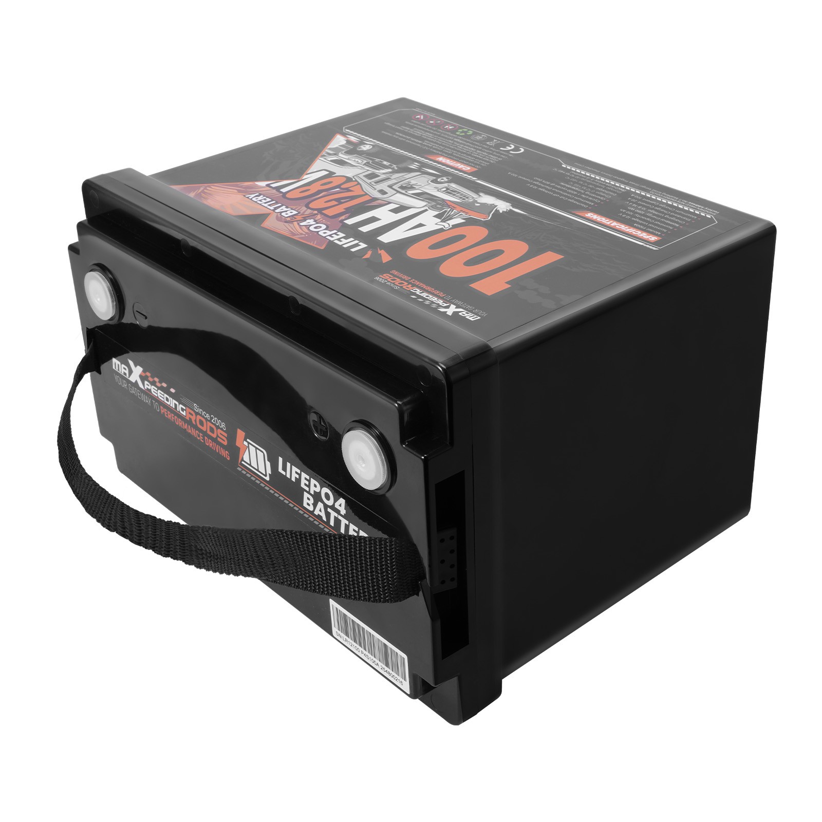 100Ah 12V Lithium Battery for RV, Low Temp Charging Protection BMS 1280Wh Energy