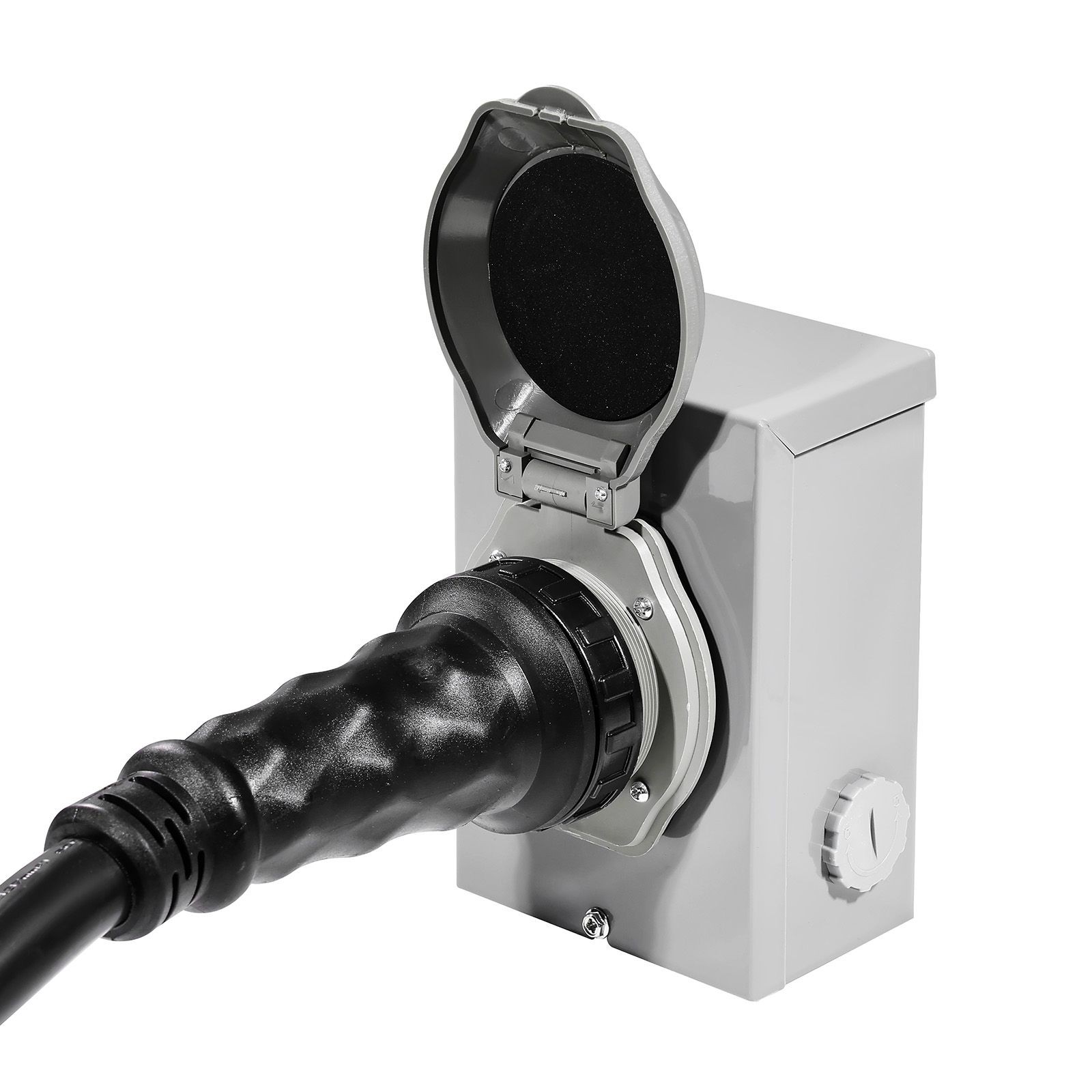 50 Amp Generator Cord and Power Inlet Box Kit, 50FT, NEMA 14 – 50P/ SS2 – 50R