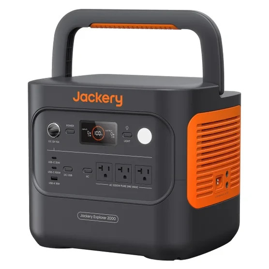 JACKERY POWER STATION EXPLORER 2000 v2 SOLAR GENERATOR PORTABLE 500W SOLAR PANEL