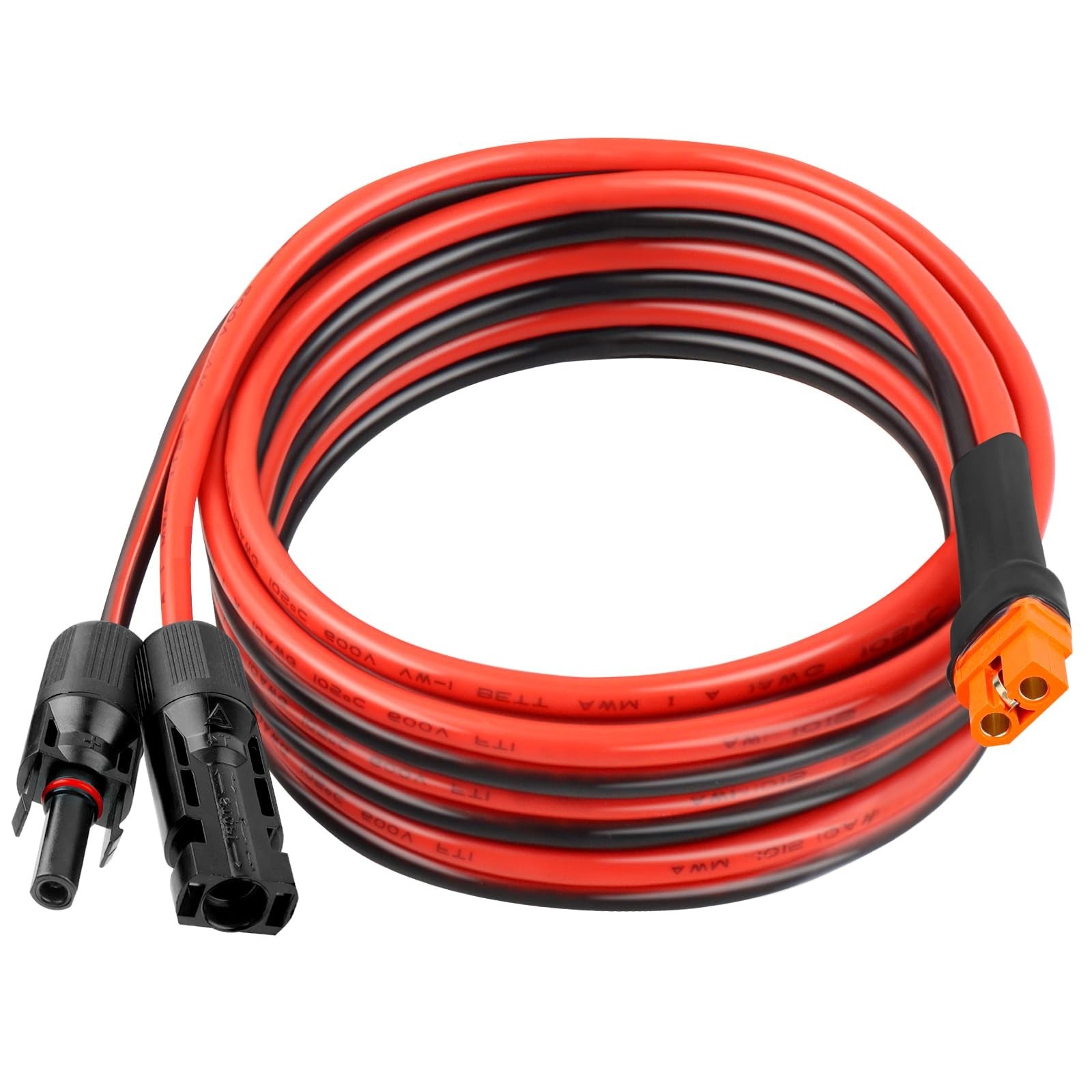 15FT 10AWG Heavy Duty Solar XT60i Extension Cable for Power Station, RV, Battery
