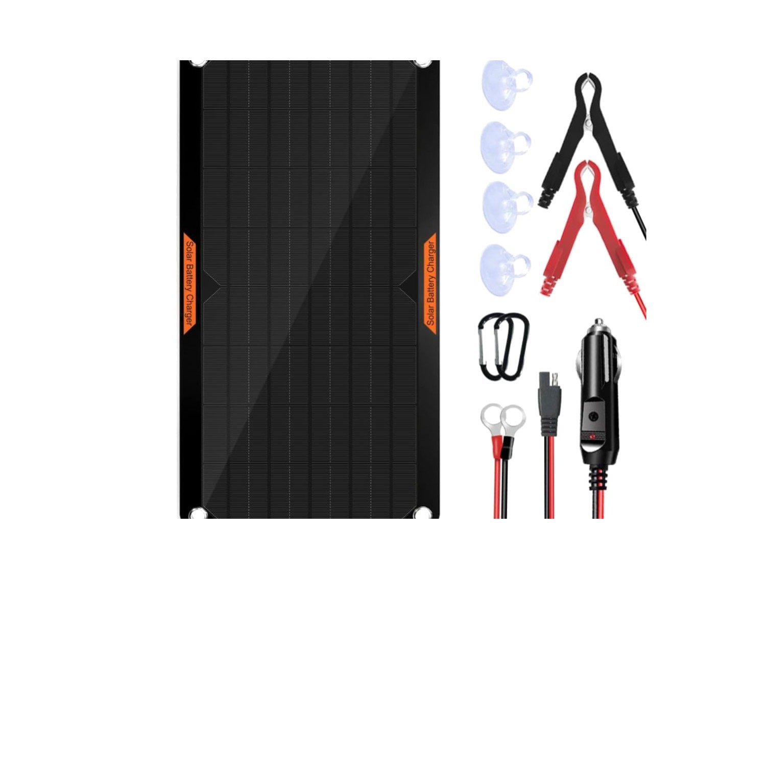 Efficient Solar Battery Charger with Visual Status – Ideal for Automotive & RVs