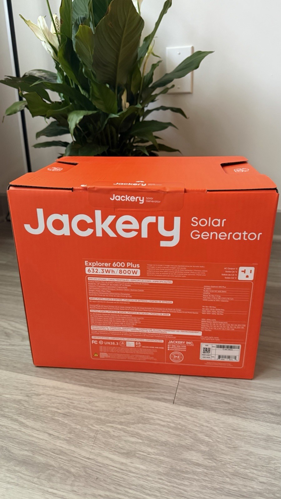 Jackery Power Station Explorer 600 Plus Portable Solar Power Station ️‍