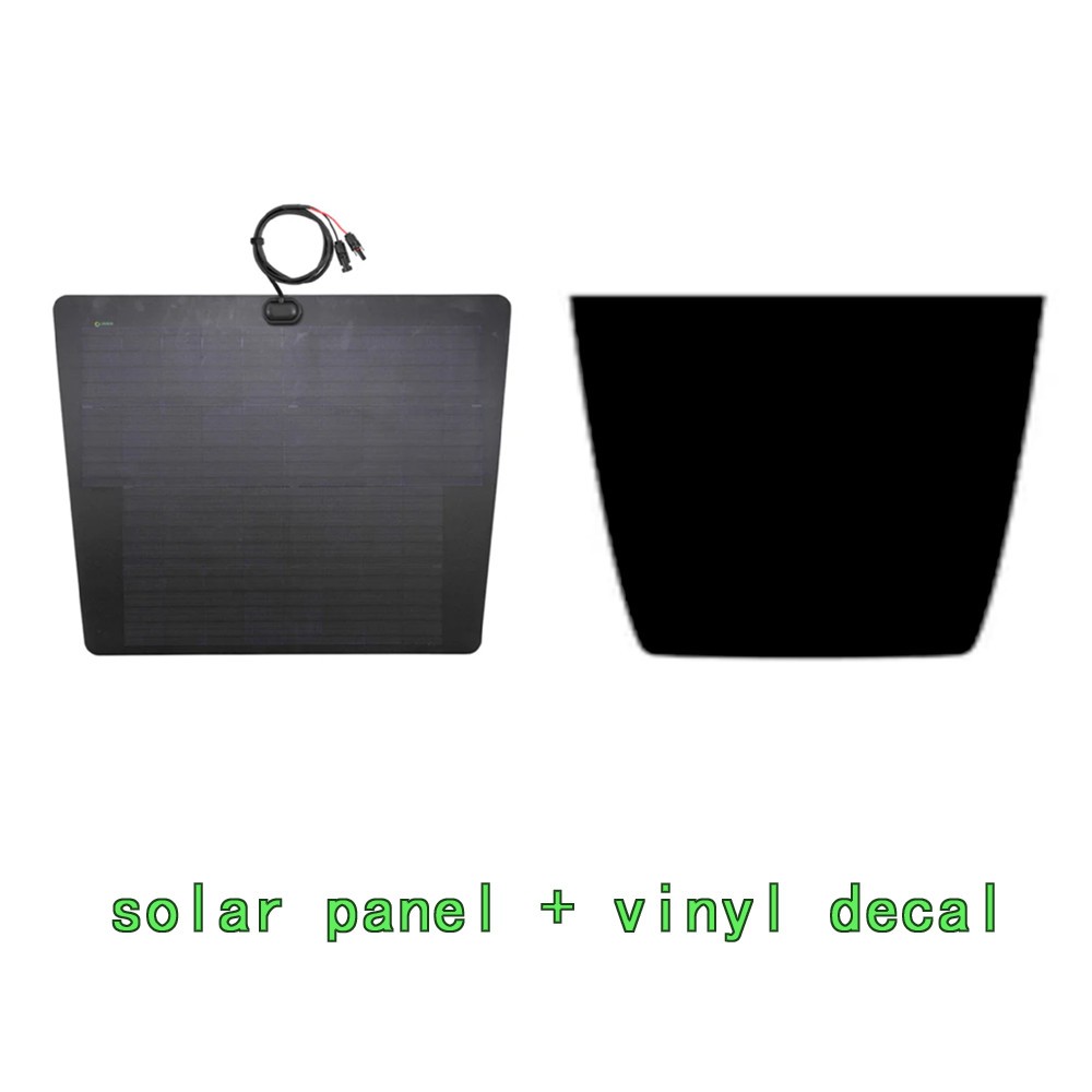 Lensun 90W 12V Hood Flexible Solar Panel for Subaru Outback 4th&5th Gen Protect
