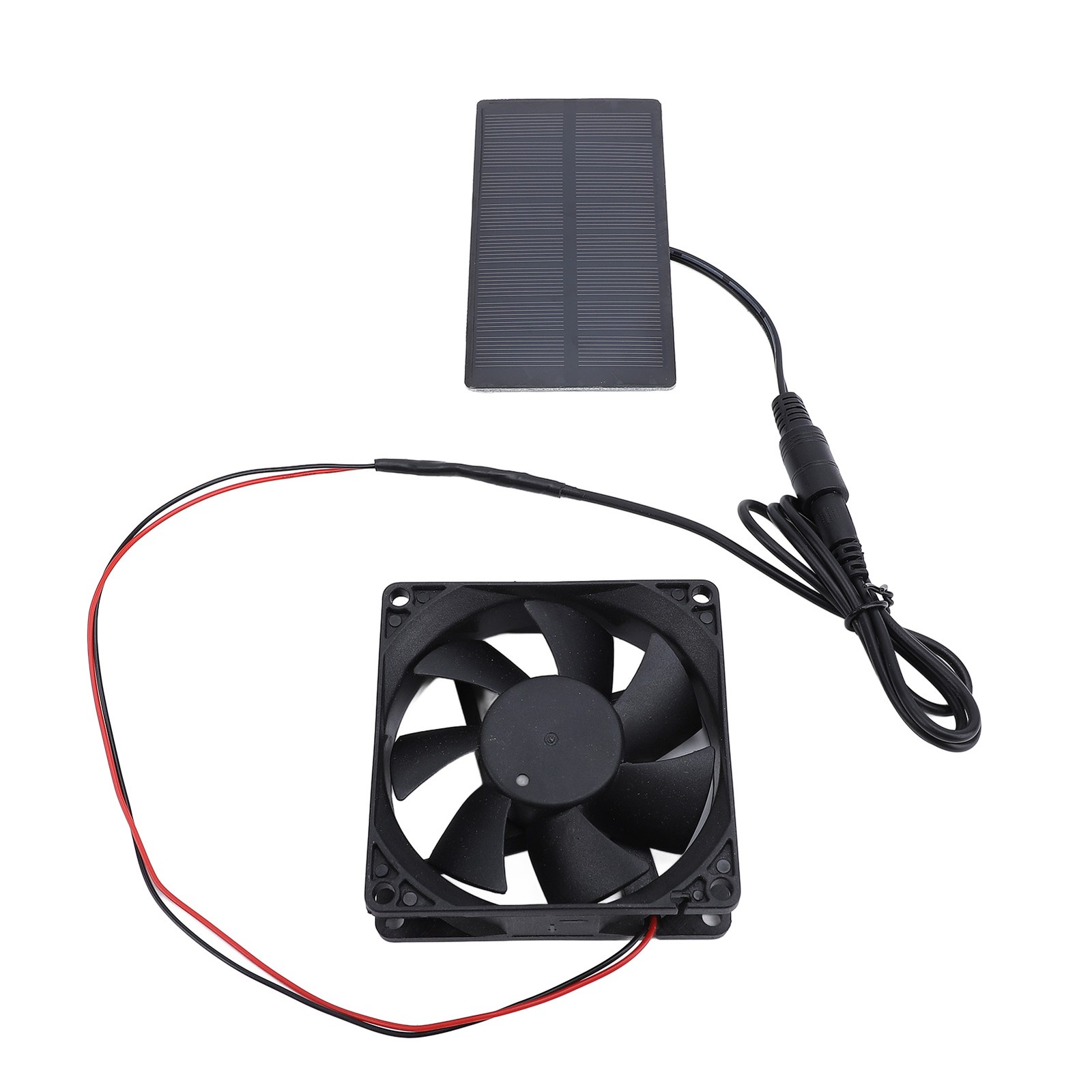 0.8W 4V Solar Panel Fan Kit Efficient Cooling For Greenhouses Easy To Use