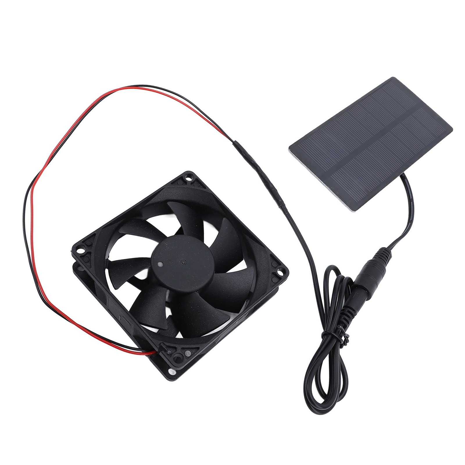 0.8W 4V Solar Panel Fan Kit Efficient Cooling For Greenhouses Easy To Use