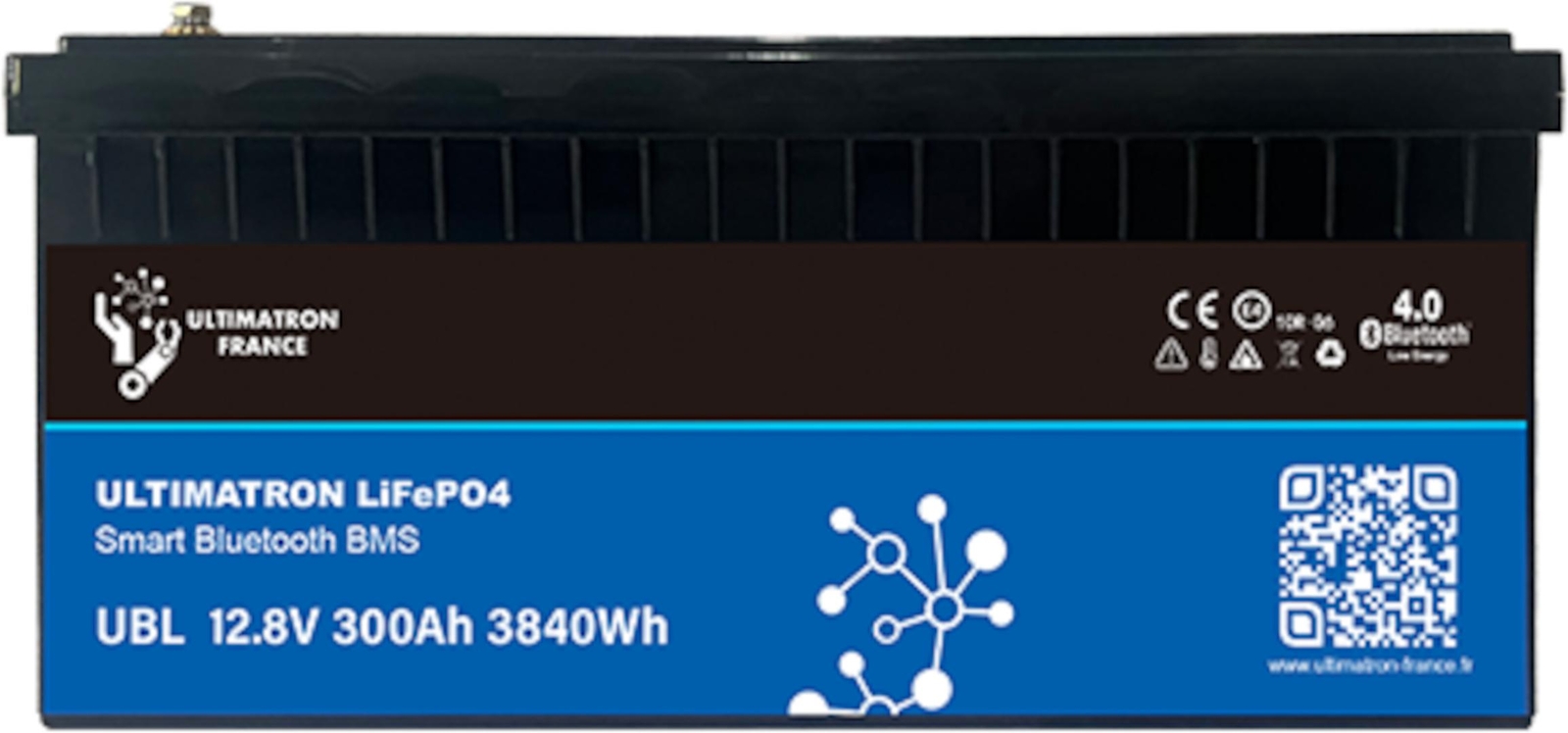 Ultimatron LifePo4 Lithium Battery 12.8V 300Ah UBL-12-300-PRO with Bluetooth