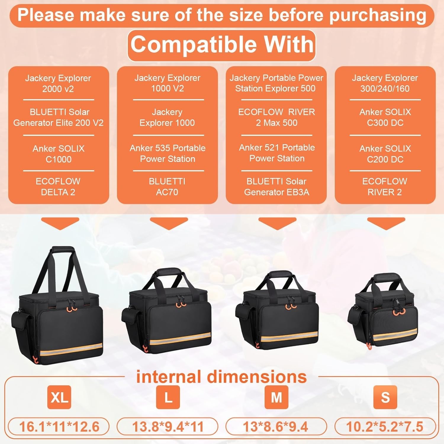 Jackery Explorer 2000 v2 Station Bag – Waterproof & Non-slip
