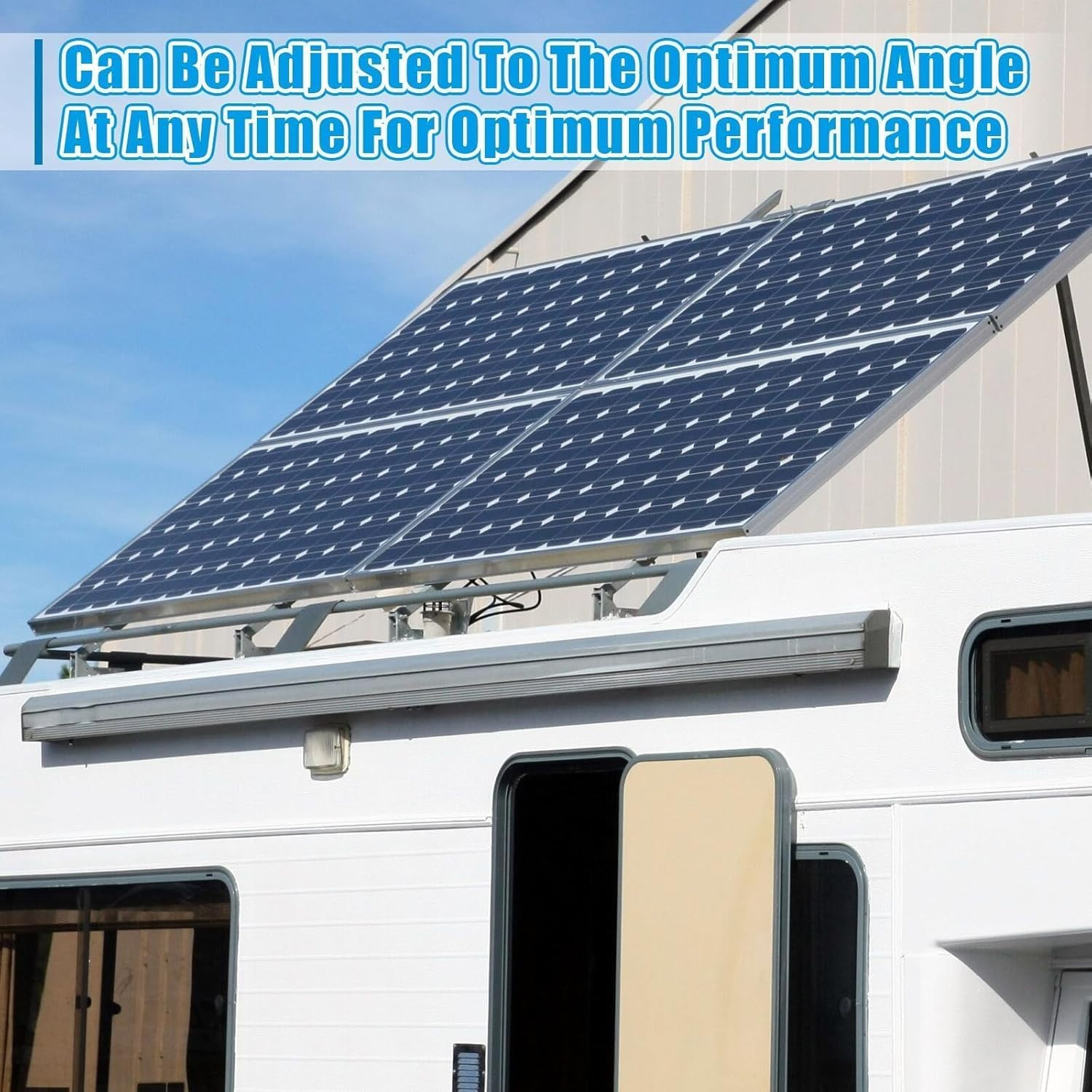 Adjustable Solar Panel Tilt Mount Brackets Aluminum Alloy Solar Panel Mounting S