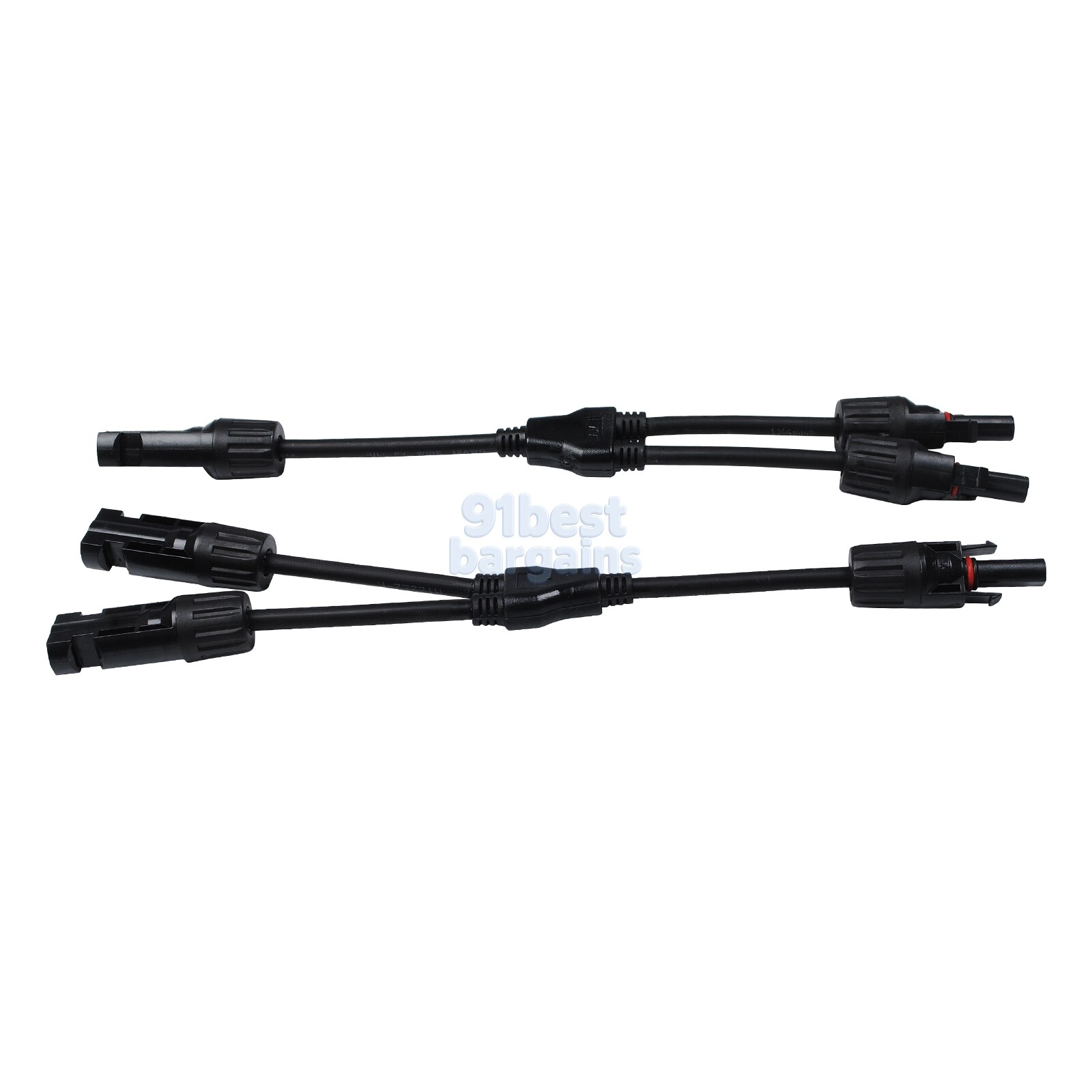 Solar Panel Y Branch Cable Connection Waterproof Adapter Connector Extension