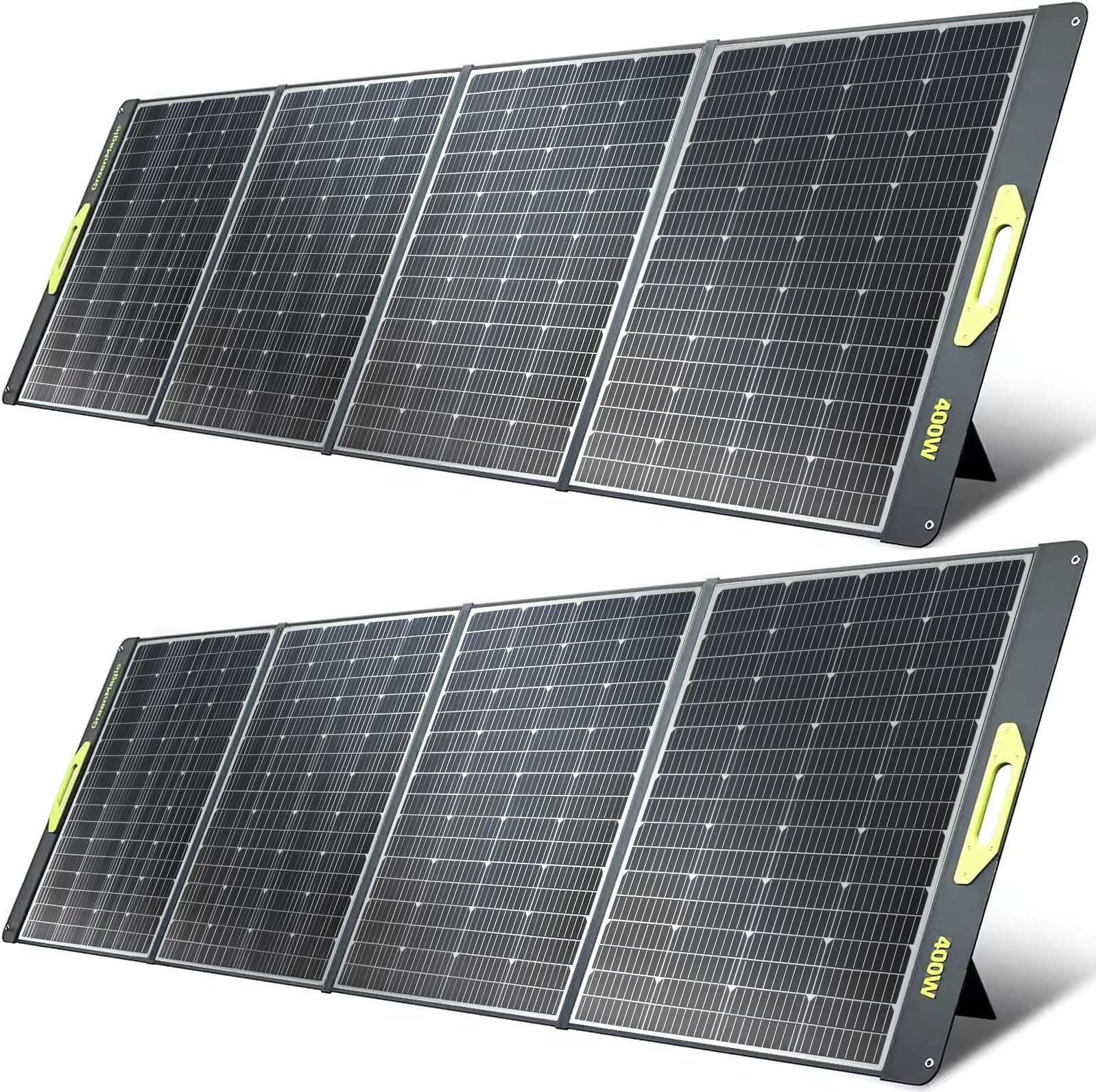 800W Portable Solar Panel, 2pcs 400W Portable Solar Panels 39V, 23% Efficienc…