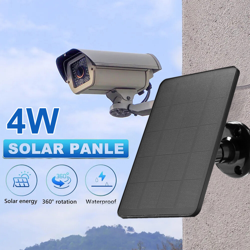 Solar Panel Charger Ring Spotlight Stick Up Camera Doorbell Solar Charger DC/USB