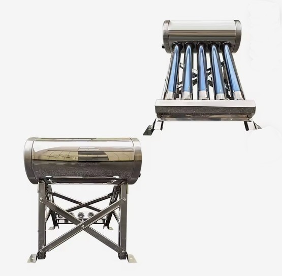 Steel Non Pressurized Evacuated Tube Solar Hot Water Heater 5L 5 Tubes U Frame