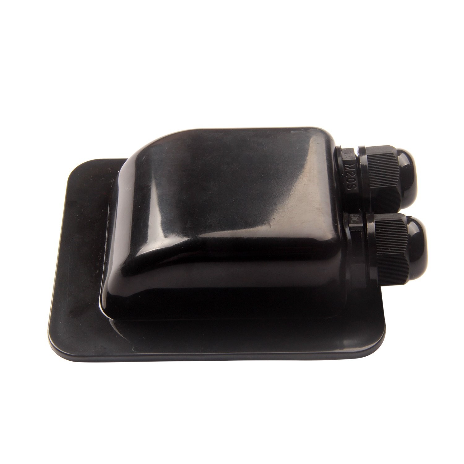 Weatherproof ABS Solar Double Cable Entry Gland,Curved Cable Connector for All C