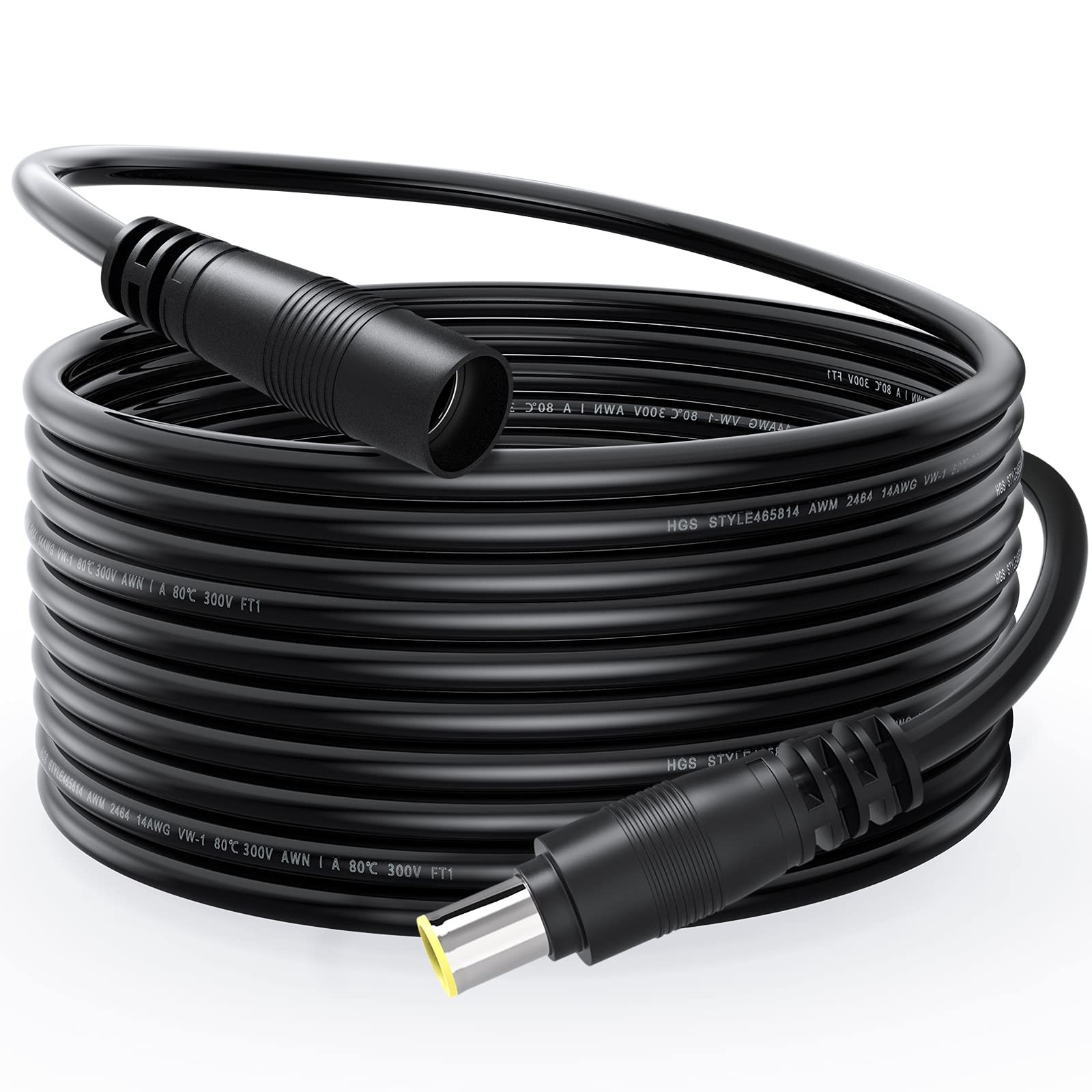 ELECTOP DC 8mm Extension Cable 20Ft, DC 8mm Cord 14AWG DC 8mm Female to Male …