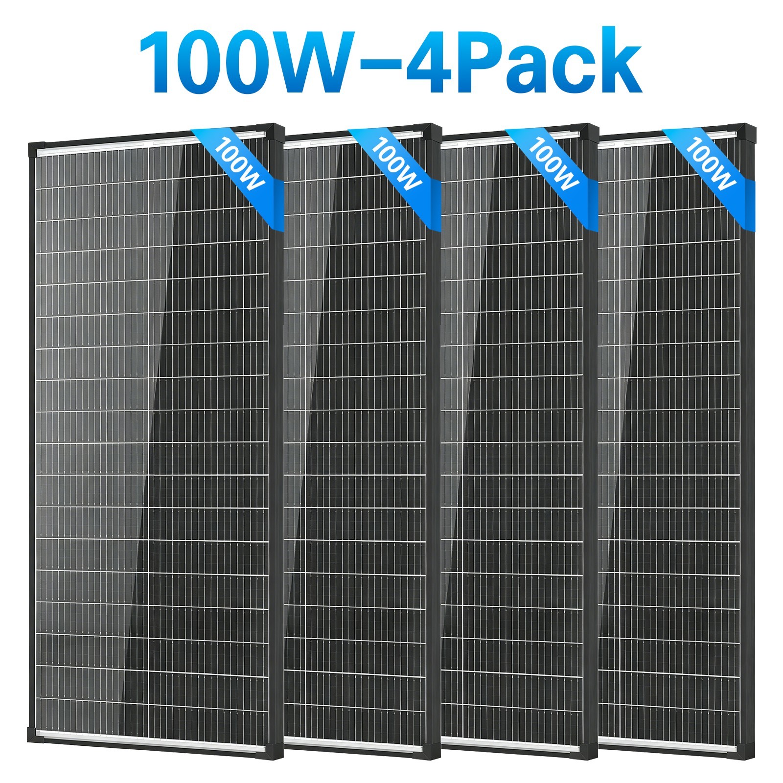 4Pack 100W Solar Panel