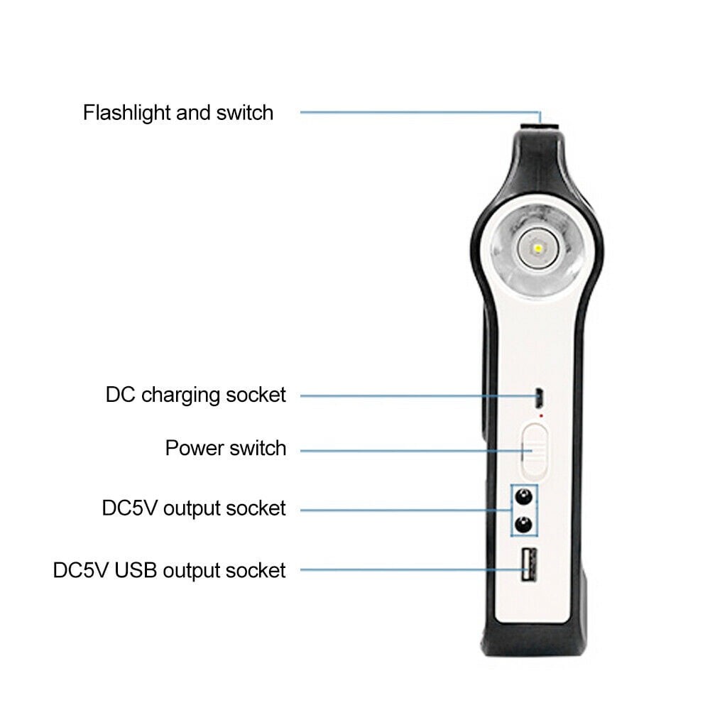 Portable Power Station Solar Generator Panel Power Bank Outlet Camping Emergency