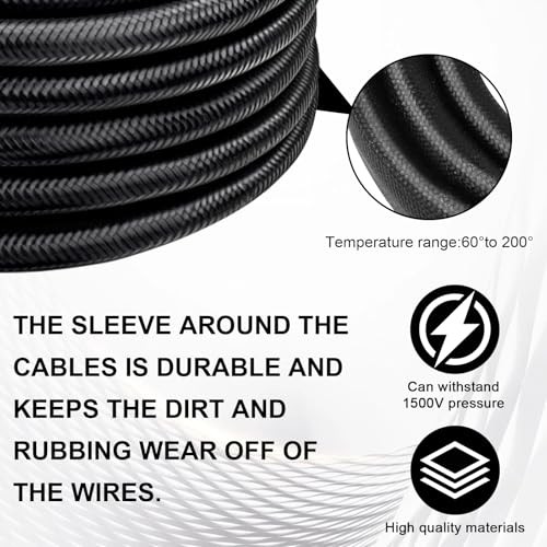 10AWG Tinned Copper Solar Cable to Anderson 50A Plug 2FT