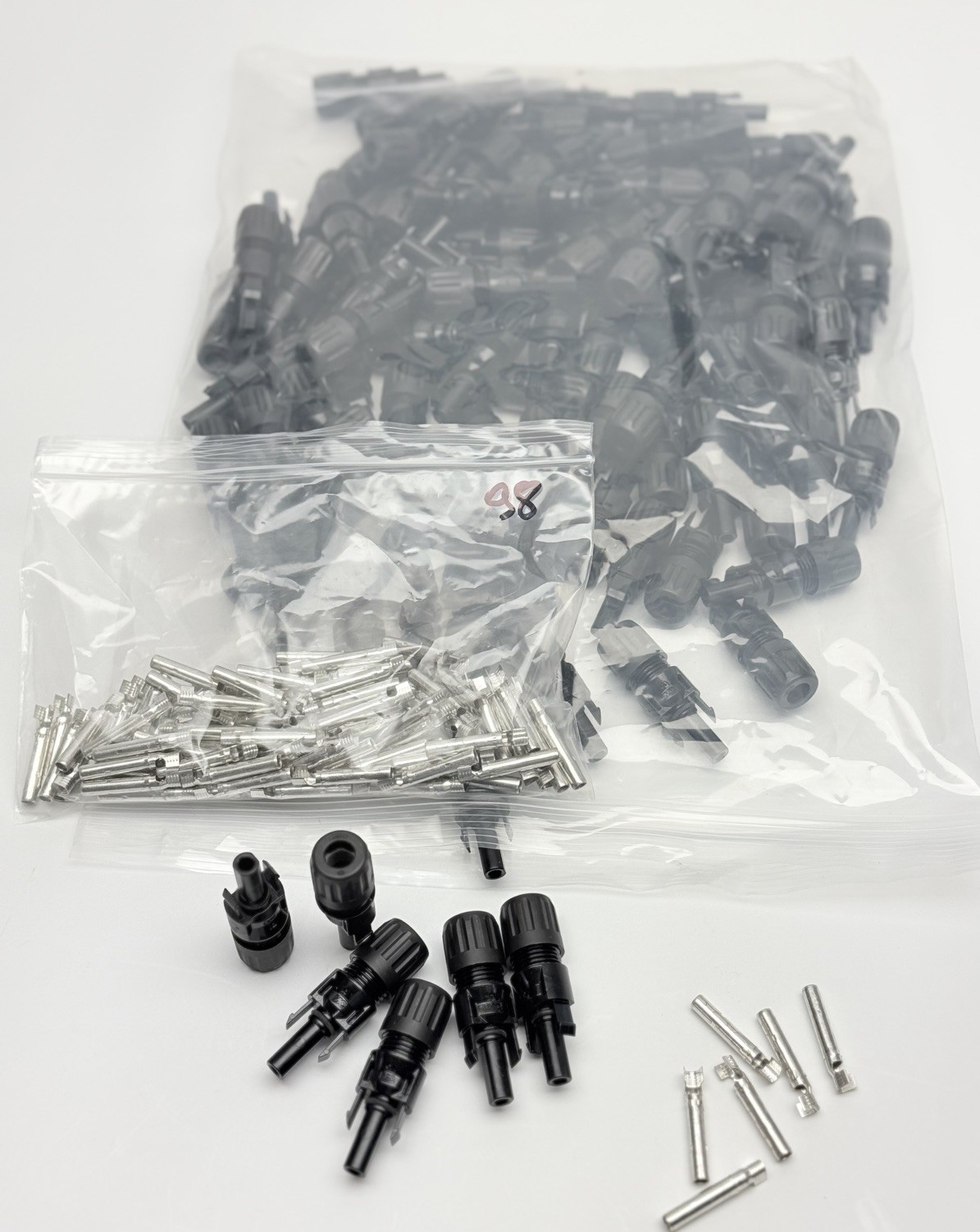 LOT OF 98, MC SOLAR PANNEL CONNECTORS, MALE