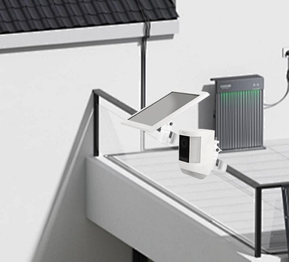 Gutter Mount for Ring, Arlo, Reolink Solar Panels, Universal Weatherproof Alumin