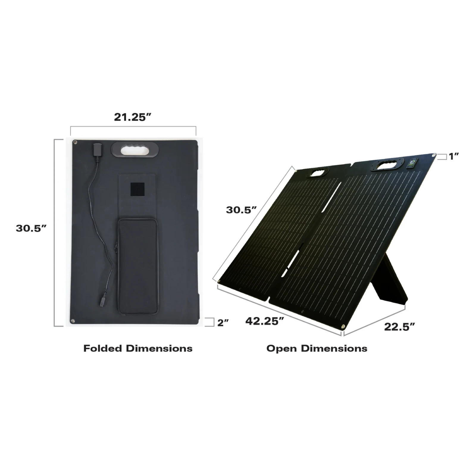 Expion 360 EX-PBE005 120W Solar Panel/10A Controller/8′ SAE Cable Power Bundle