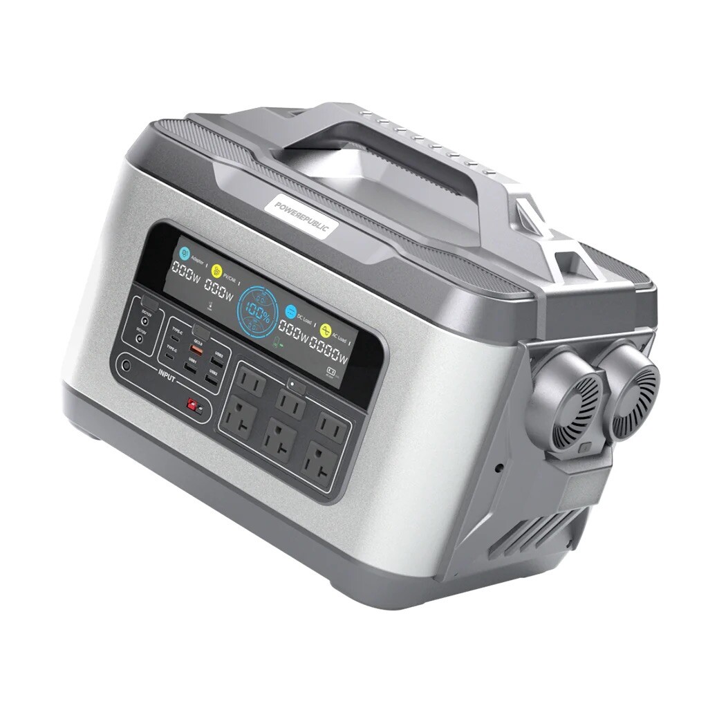 Portable Power Station 2200 Wh Solar Generator Home use,Outdoor Camping