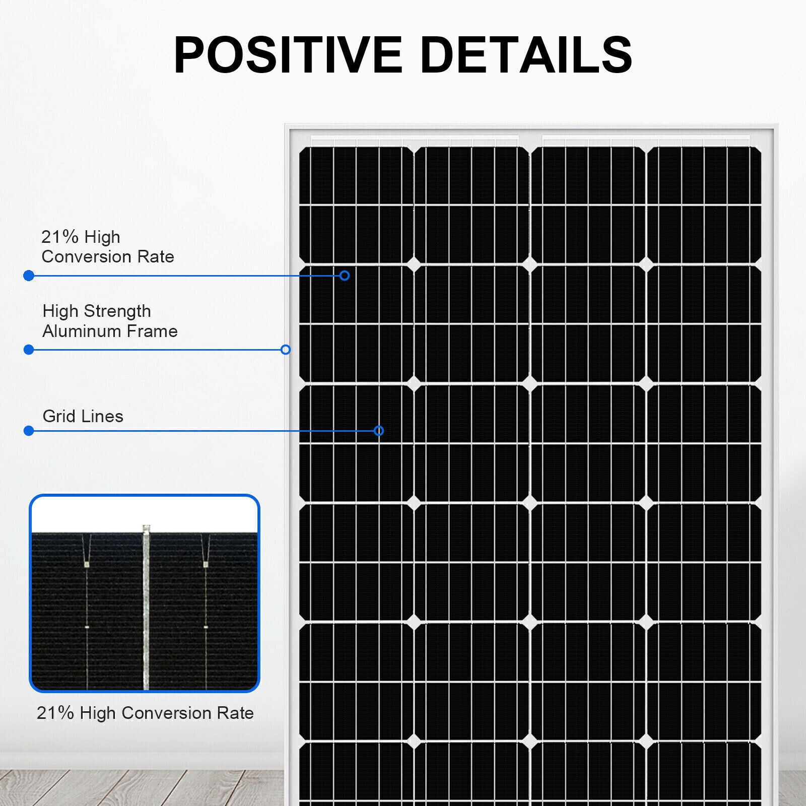 NEW 200W 12V Mono Solar Panels 200 Watt Solar Cells Power Home RV Trailer Marine