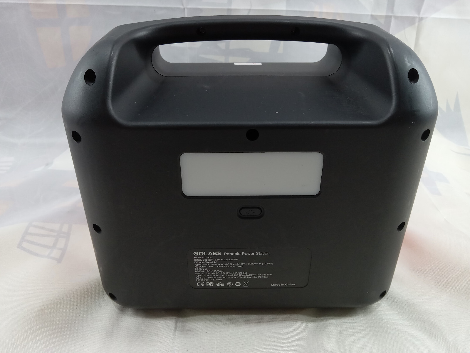 GOLABS R300 Portable 296Wh BATT Power Station Unit Only (No AC Adapter) TXBIN-5