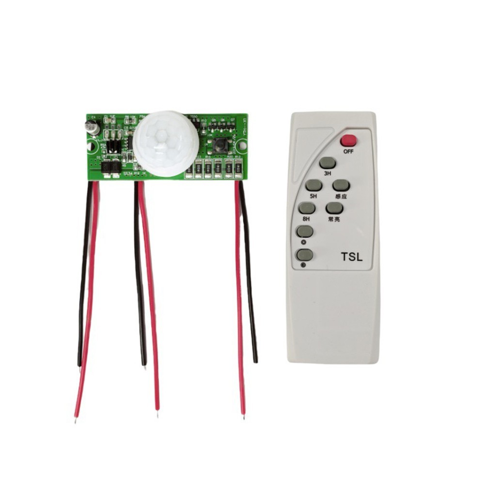 Solar Light Circuit Board with Human Body Induction and Remote 3 2V 3 7V