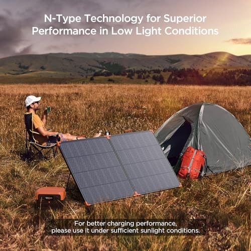 N-Type 16BB Portable Solar Panel,Camping Gifts,17V Foldable Solar Charger 180W