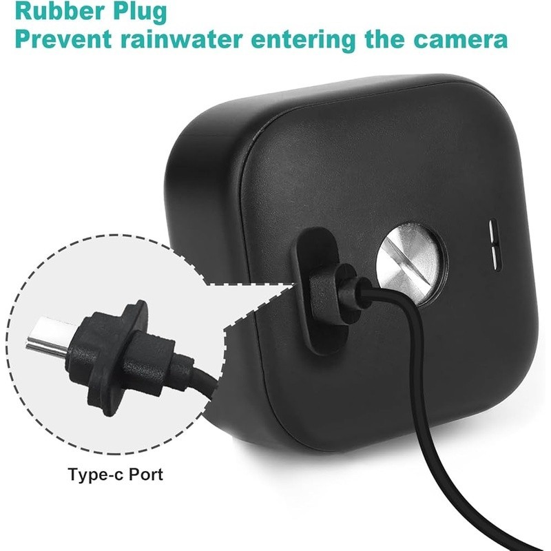 Solar Panel Blink Outdoor 4 Camera Efficient Waterproof Mountable USB-C Charger