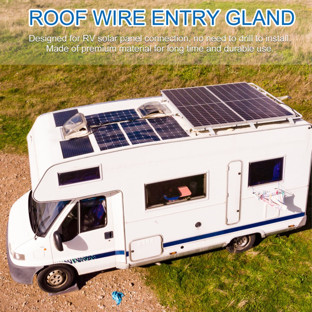 Dual Cable Entry Box Abs Wire Gland Waterproof Pass Through