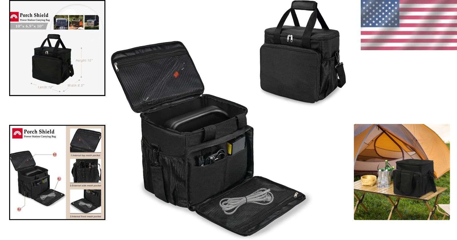 Durable Storage Bag for Jackery Explorer Generators: Anti-Collision & Waterproof