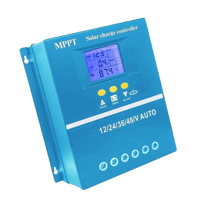 High Capacity Solar Charge Controllers ABS Multiple Battery Support LCD