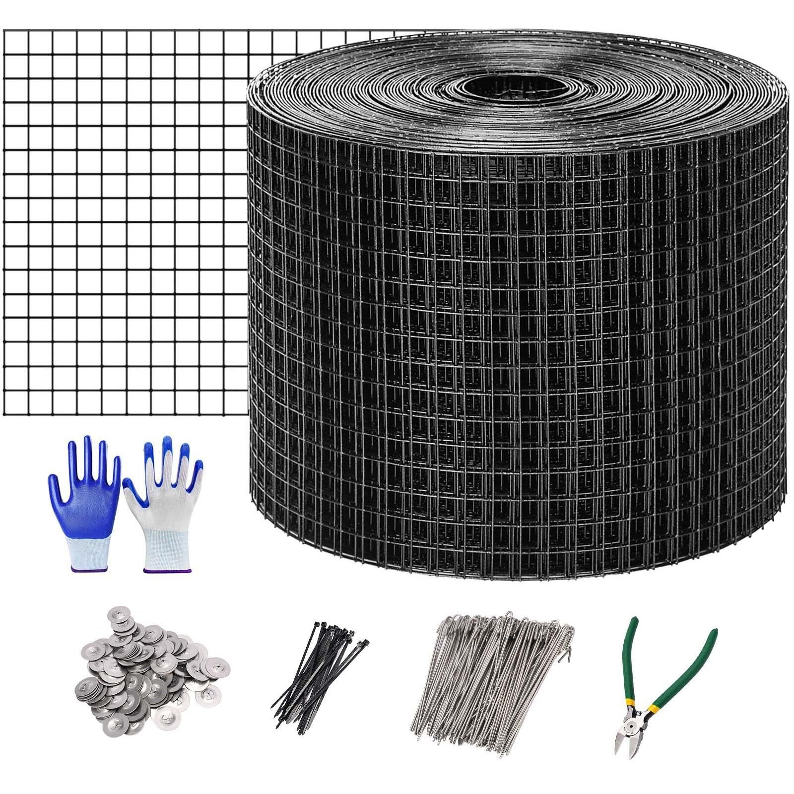 Critter Guard for Solar Panel BirdGuard 6in x 100ft PVC Coated Pigeon Netting…