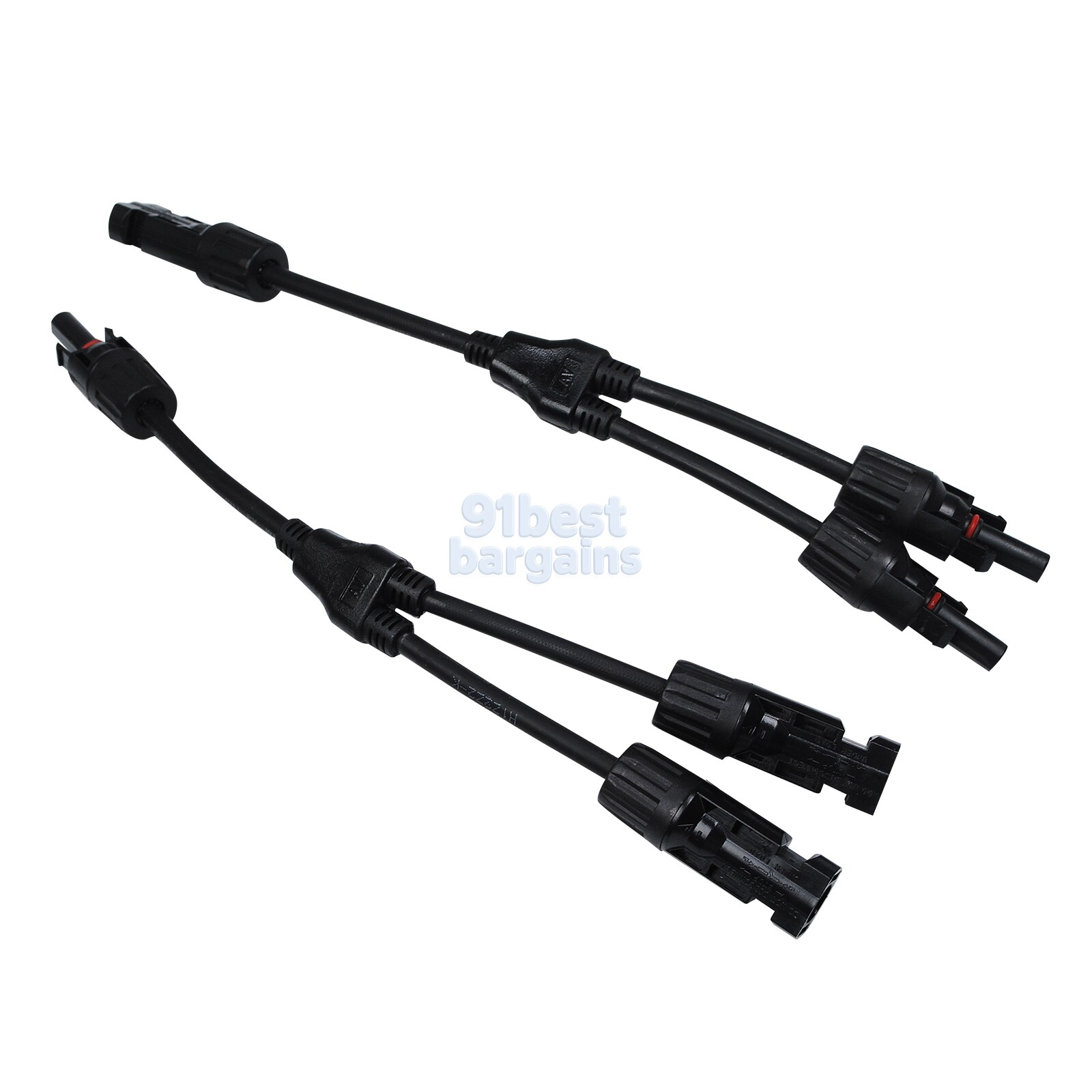 Solar Panel Y Branch Cable Connection Waterproof Adapter Connector Extension