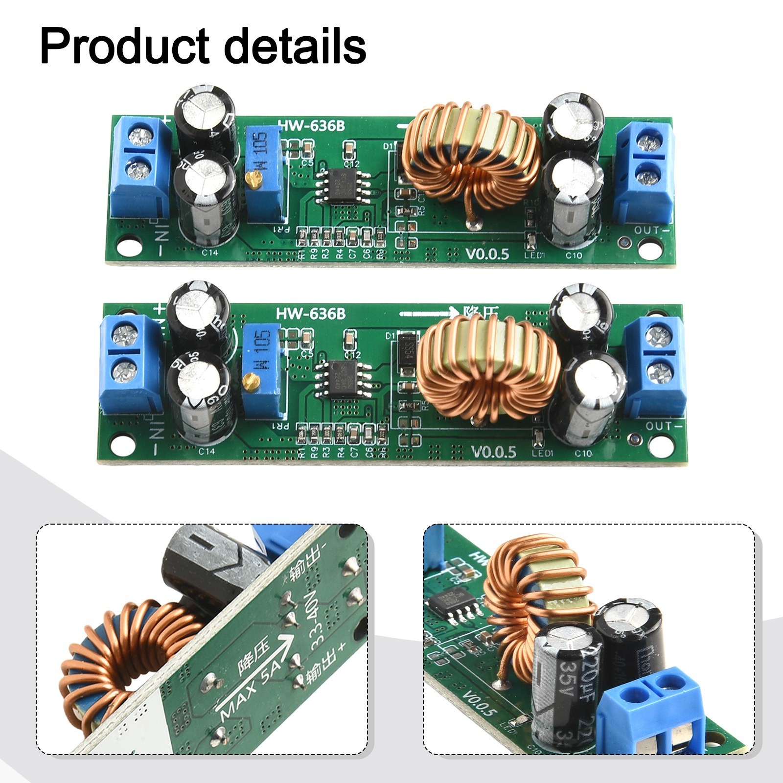 Manual Measurement Deviation Step Down Regulator V V A Step Down Regulator V