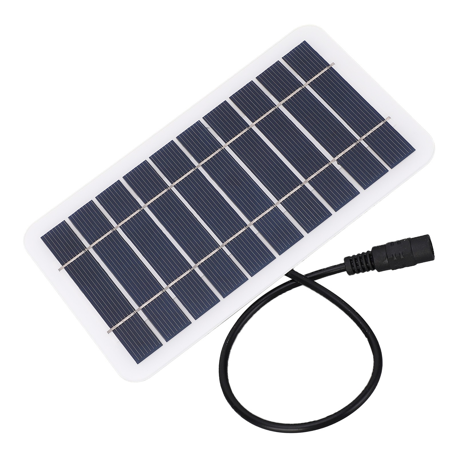 2W 5V Small Solar Panel Monocrystalline DC5521 Output Waterproof Dustproof PFWM