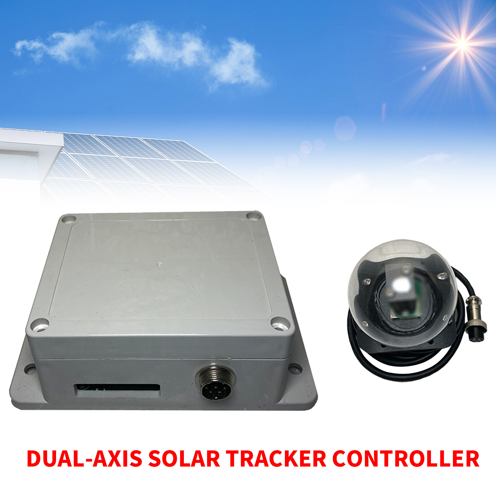Dual-Axis Solar Tracker Controller Solar Track Support Automatic Manual Working