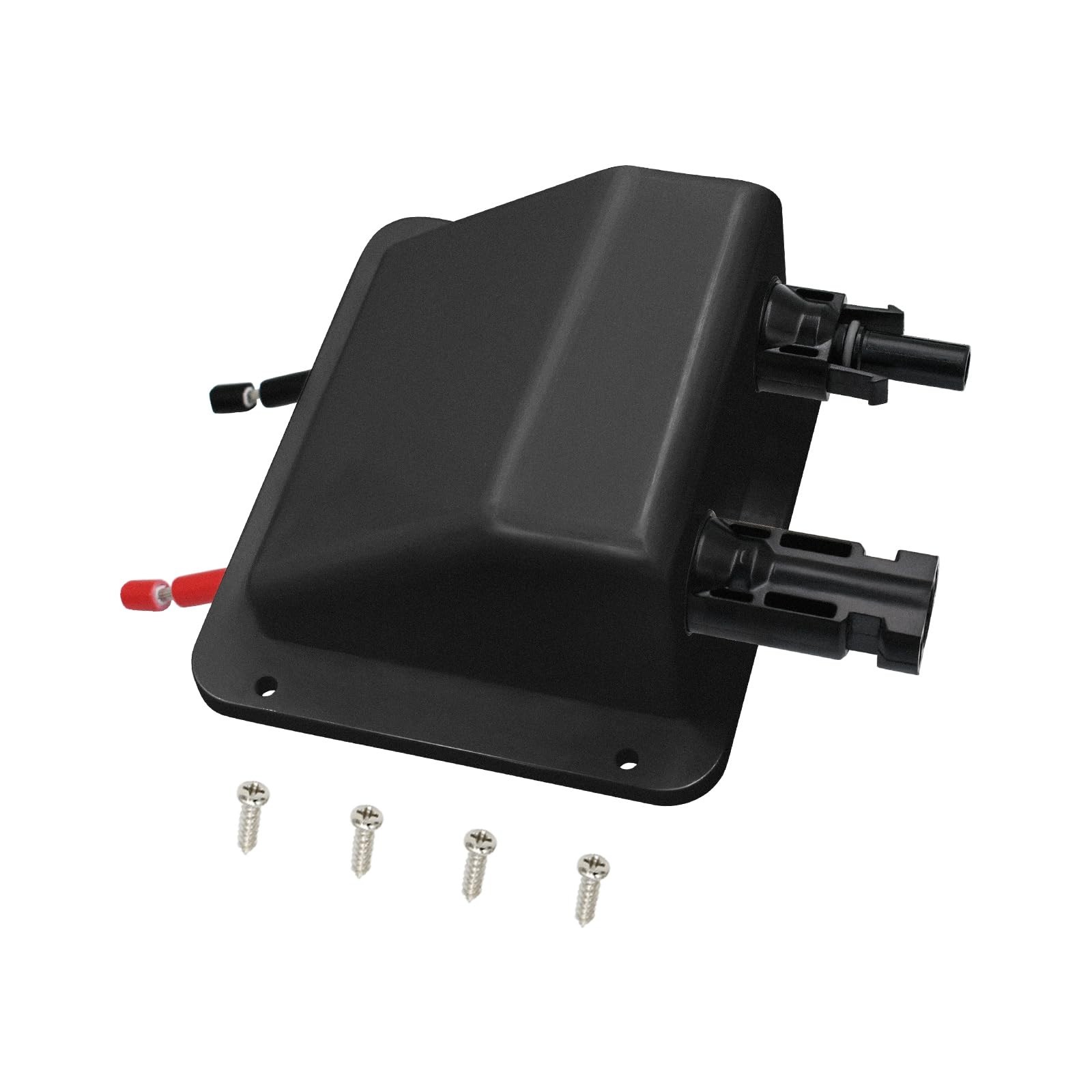 Waterproof Dual Solar Cable Entry Gland, UV Resistant Housing for RV, Boat, Camp