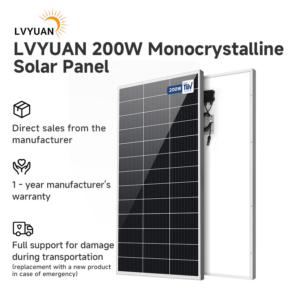 400W Monocrystalline Solar Panel Portable for RV Van Off Grid Home Camping