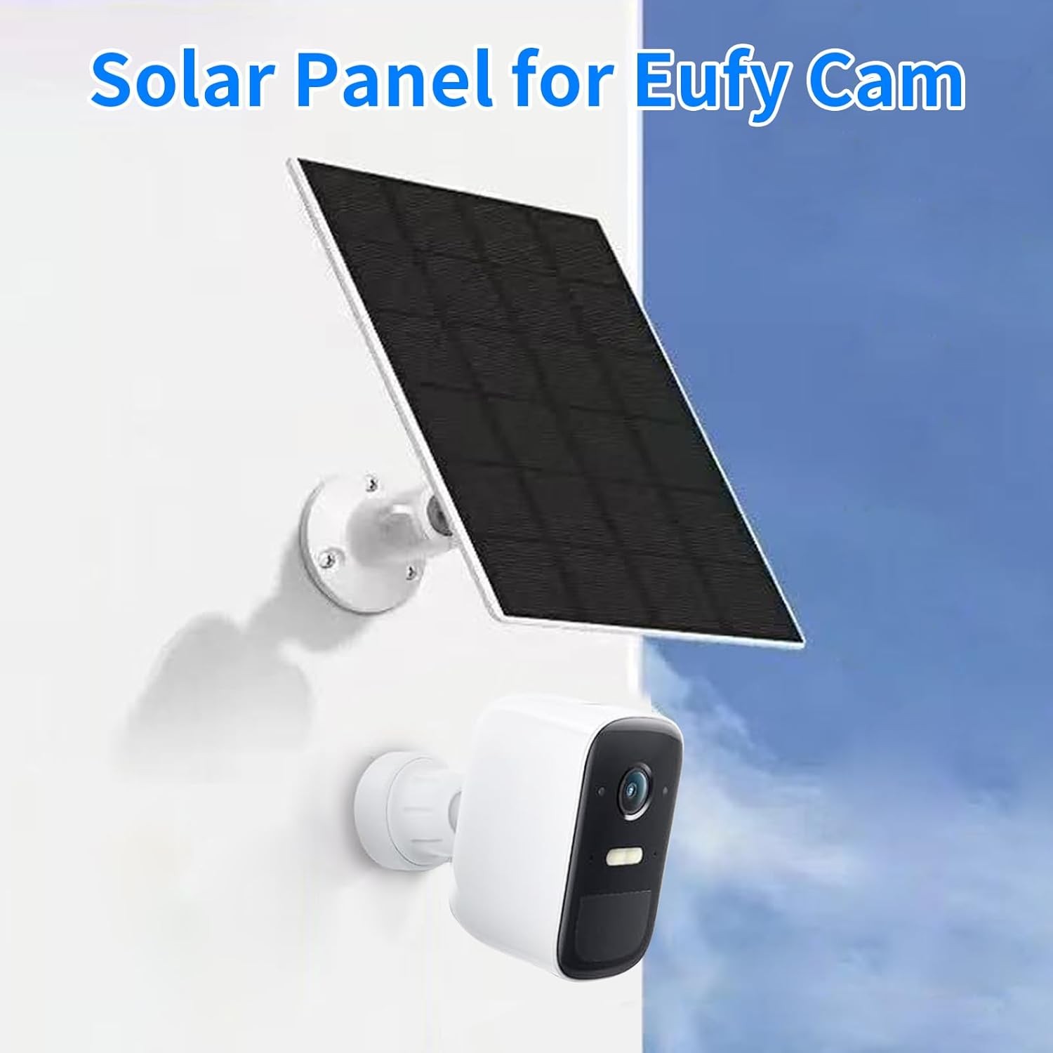 Solar Panel Charger for eufyCam 2 2C SoloCam USB C Waterproof 1 Pack