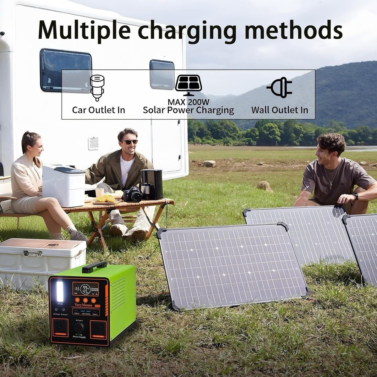 1200W Portable Power Station – Backup Power for Camping & Emergencies