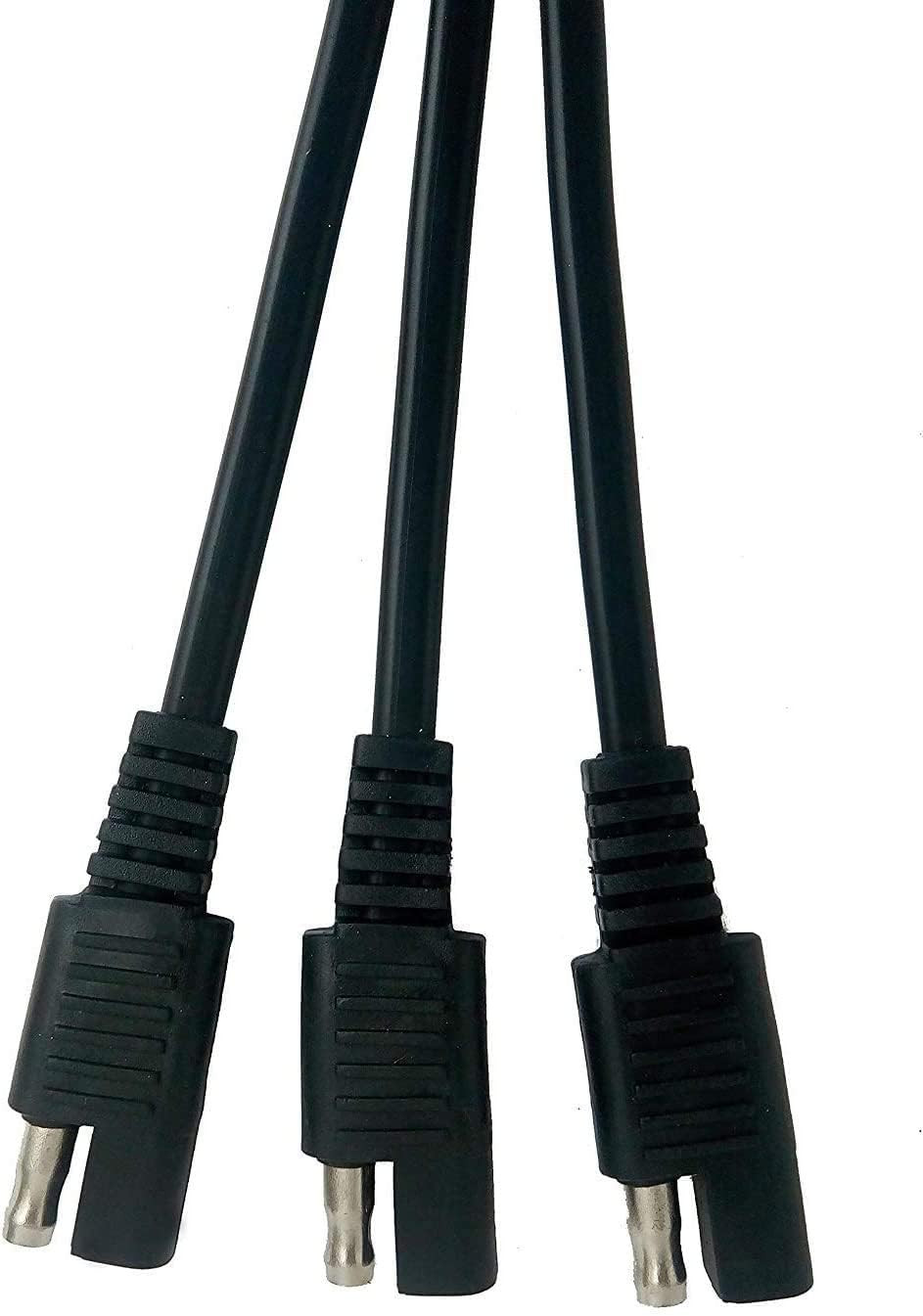 Panel Combiner 3 to 1 Extension Wire with SAE Adapters Connector