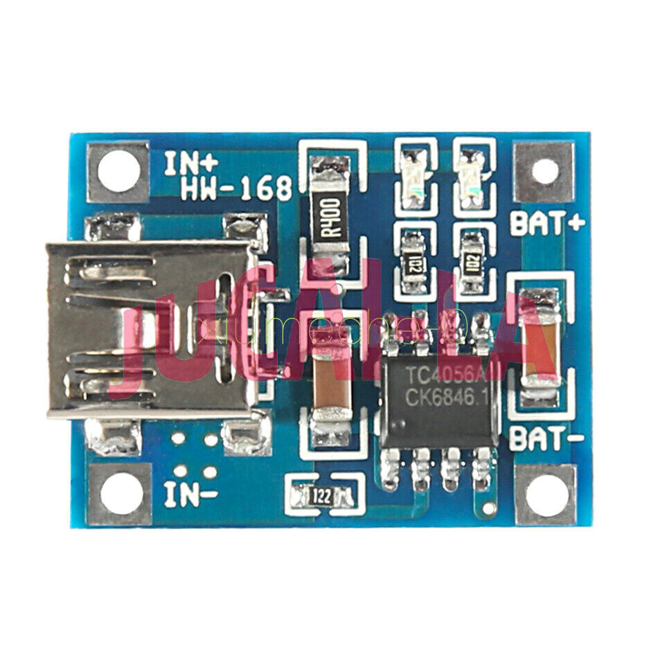 2PCS 5V Mini USB 1A Lithium Battery Charging Board Charger Module IN 4.5V-5.5v