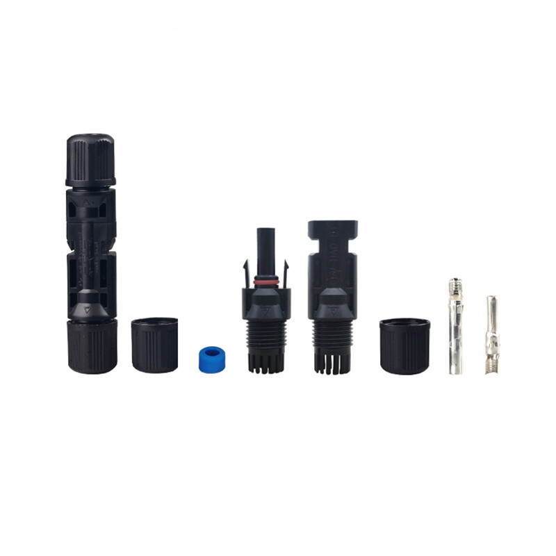 Solar Panel Connectors IP67 Waterproof Y/T Type / Straight Photovoltaic Plug