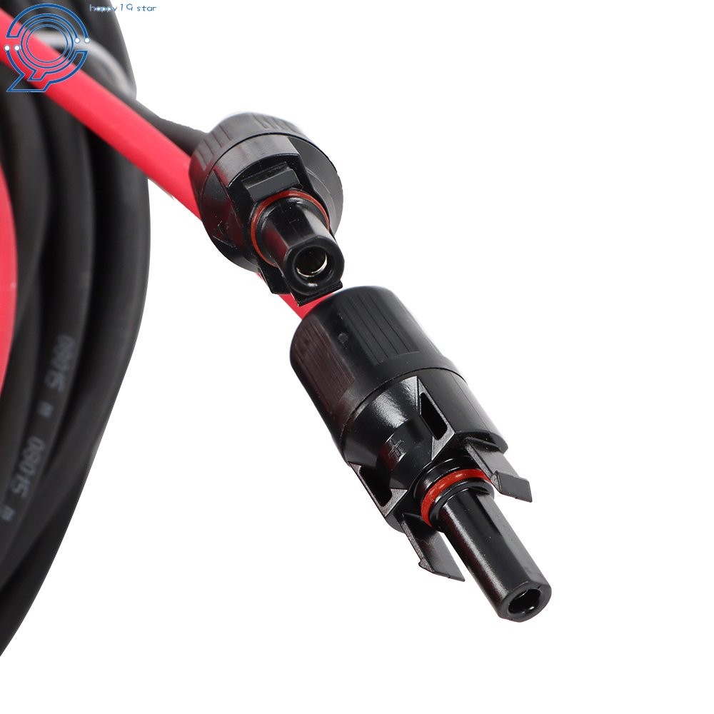 4mm² 20M Solar Wire Black+Red UV Resistant Cable with M4 Connector Kit