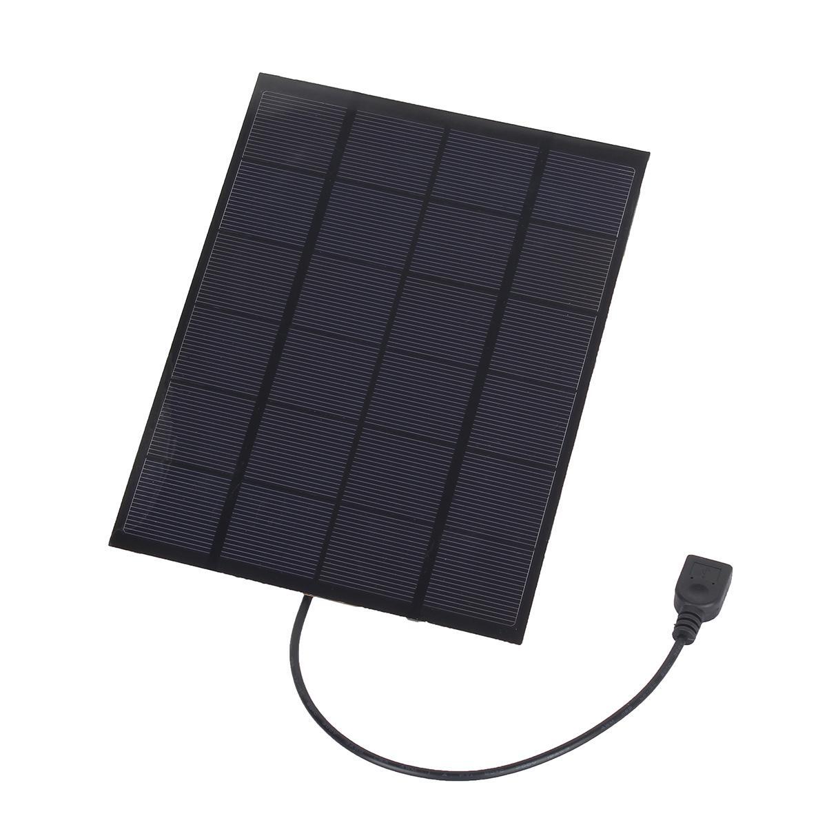 5.5W 5V 0.86A Portable Solar Panel USB Charger For phone Tablet PC MP3