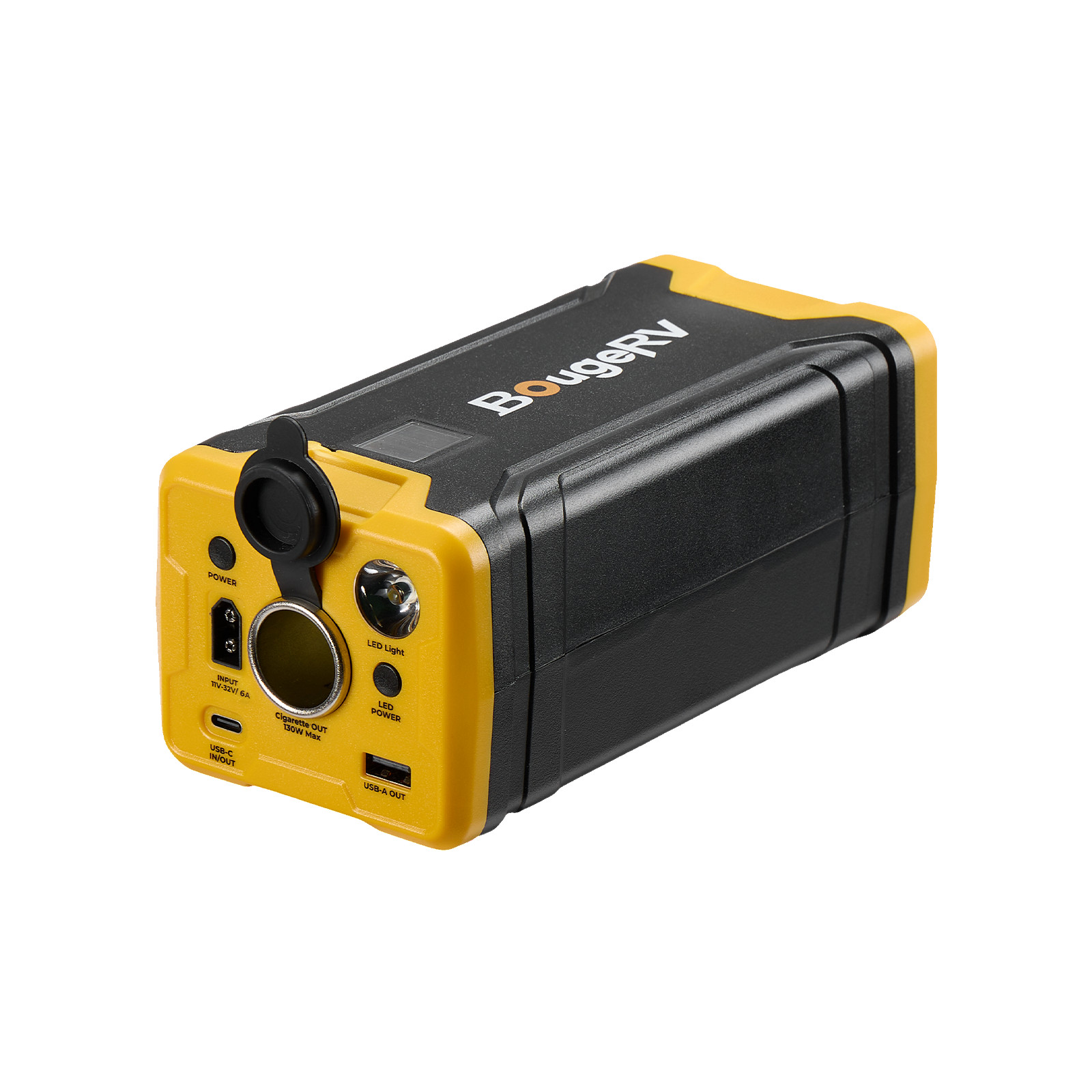 BougeRV 266Wh Portable Power Station Supply Backup Battery Solar Generator 100W