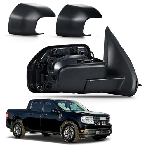 Side Mirror Assembly Compatible with 2022 R – 3 Pins & Textured Black &Primed